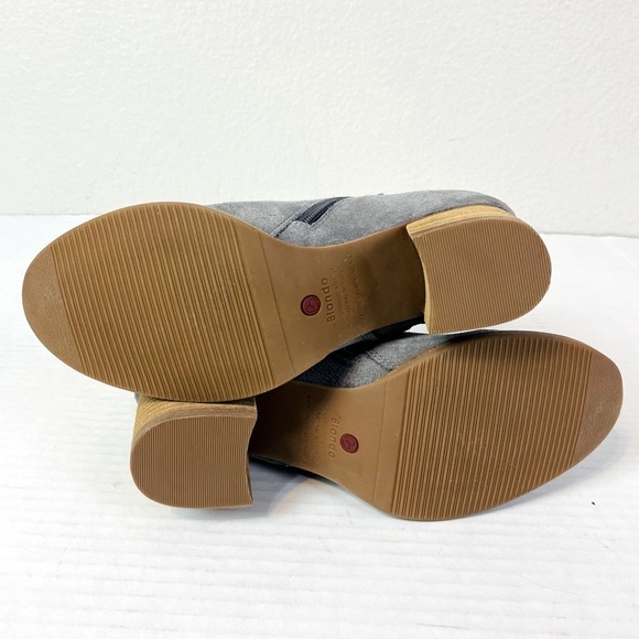 Blondo Nina Grey Suede Waterproof Bootie Size 8 - Picture 5 of 8